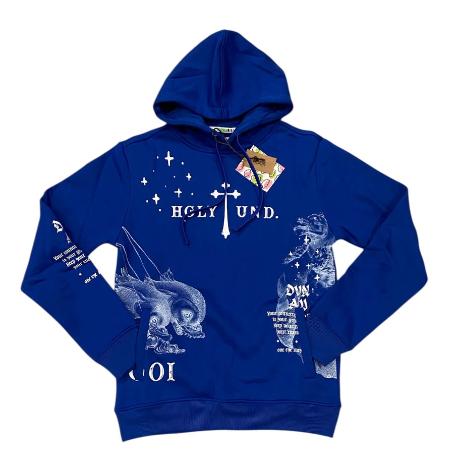 HOODIE UNDRTD PULLOVER UF5603 Royal