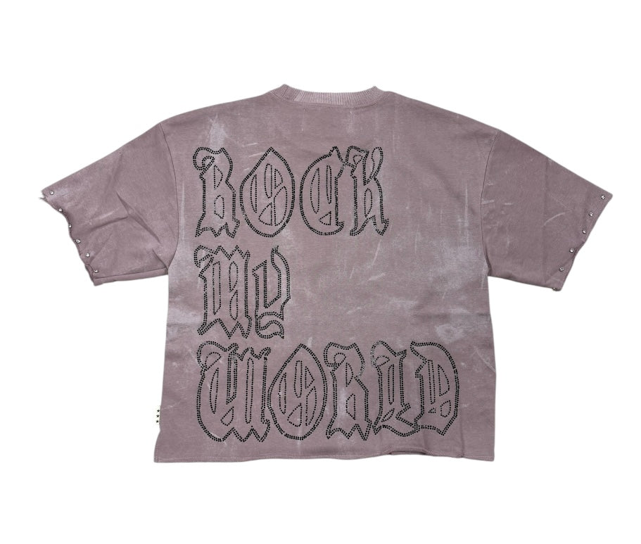 BKYS CROPPED SHIRT GASSED UP T1465 DUSTY LAVENDER