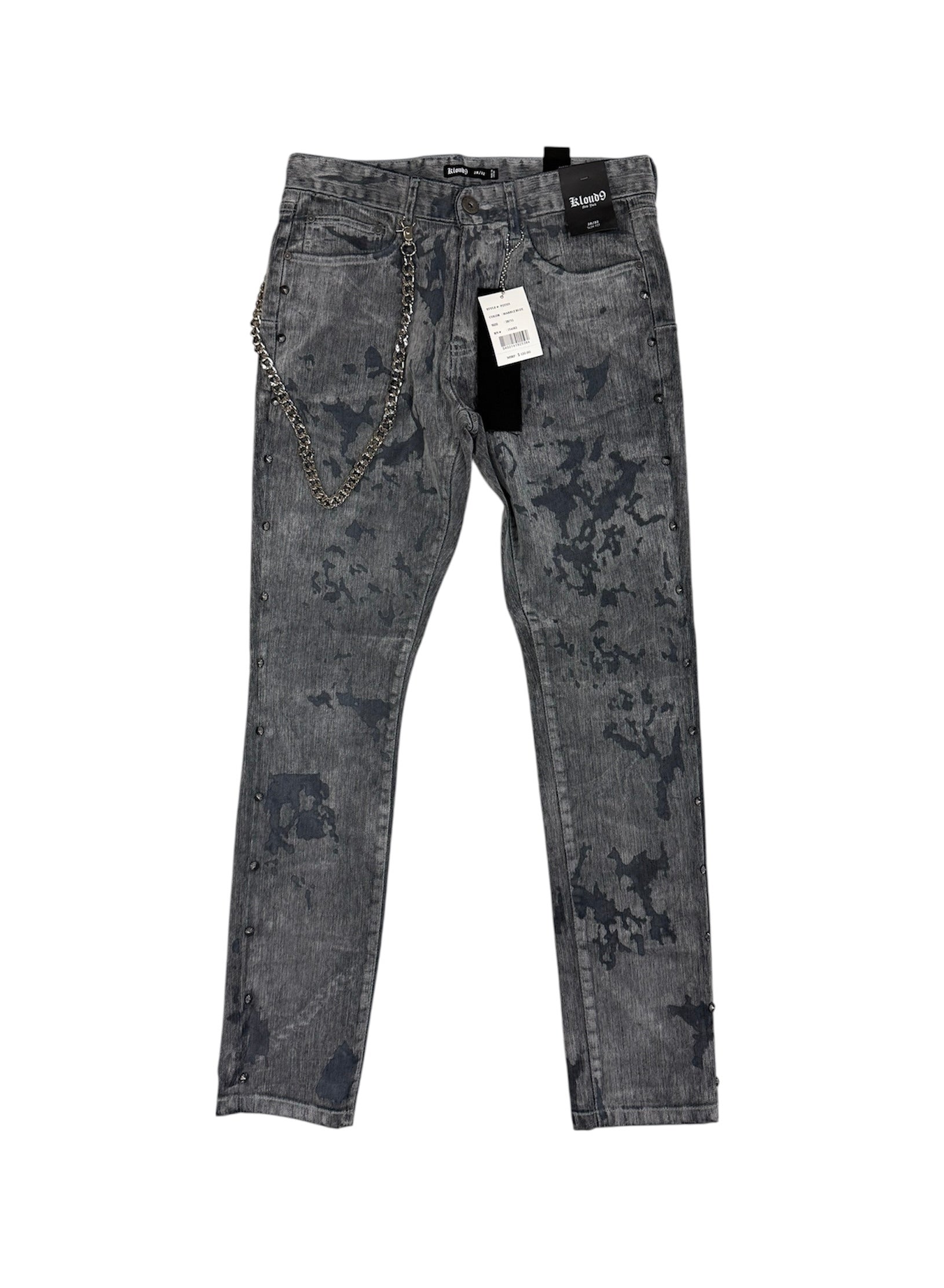 Kloud9 slim jeans Marble Blue