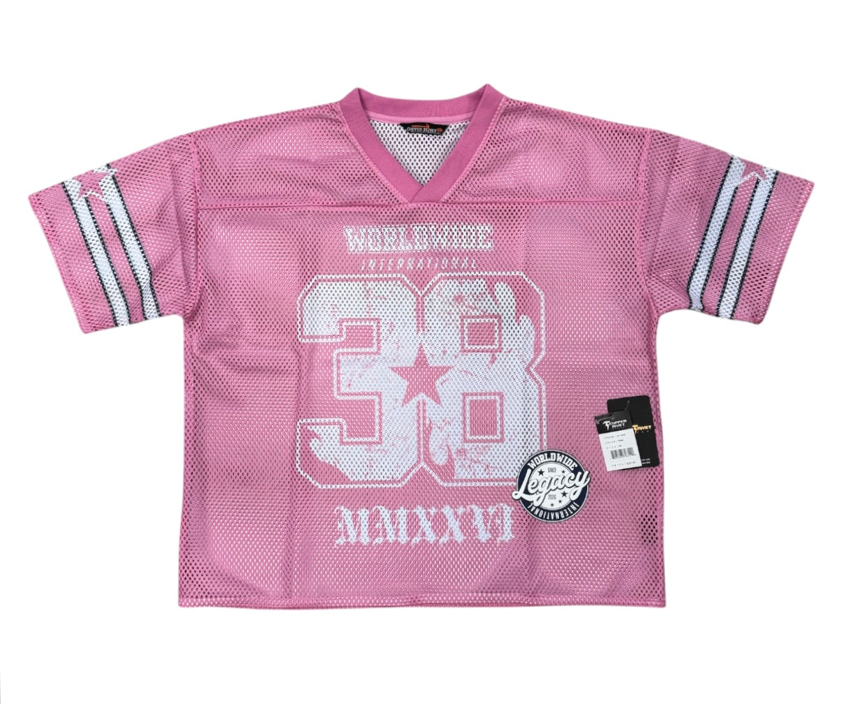 CROPPED SHIRT WORLEDWIDE PINK 611008