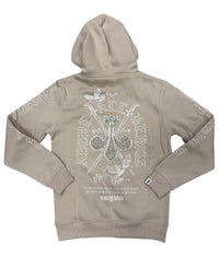 UNDRTD ZIP UP HOODIE UF5604 BEIGE