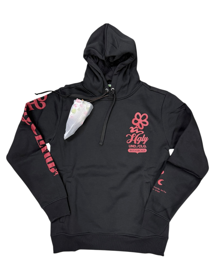 UNDRTD HOODIE PULLOVER UF5606 BLACK/RED