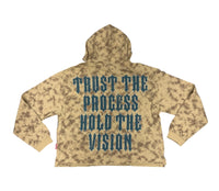 TRUST THE PROCESS HOODIE SAND T5260