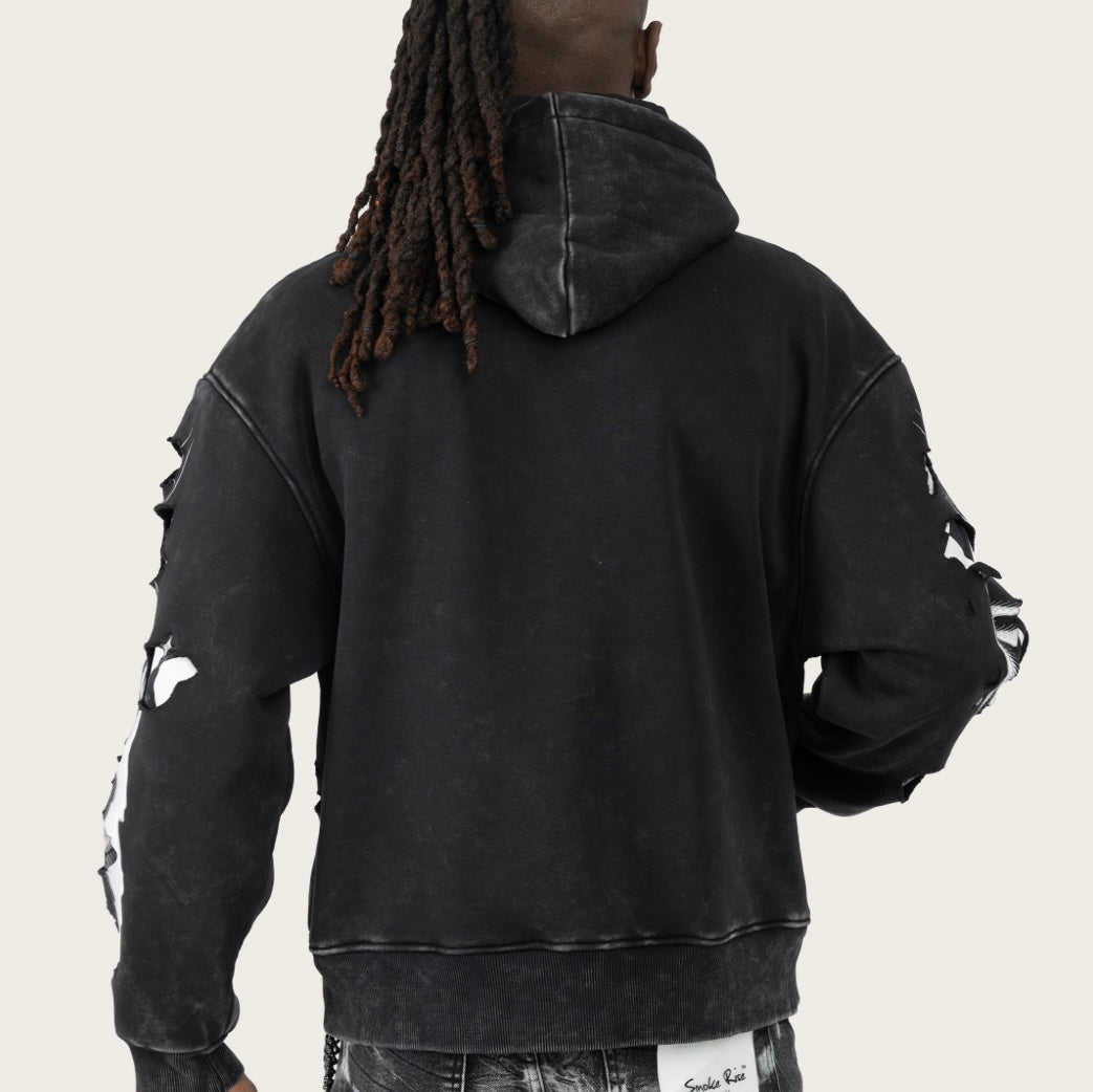 Racing Double Layer Hoodie FO26S428 Black