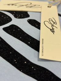 "Hurt" F-Terry Cropped T-shirt t1285c