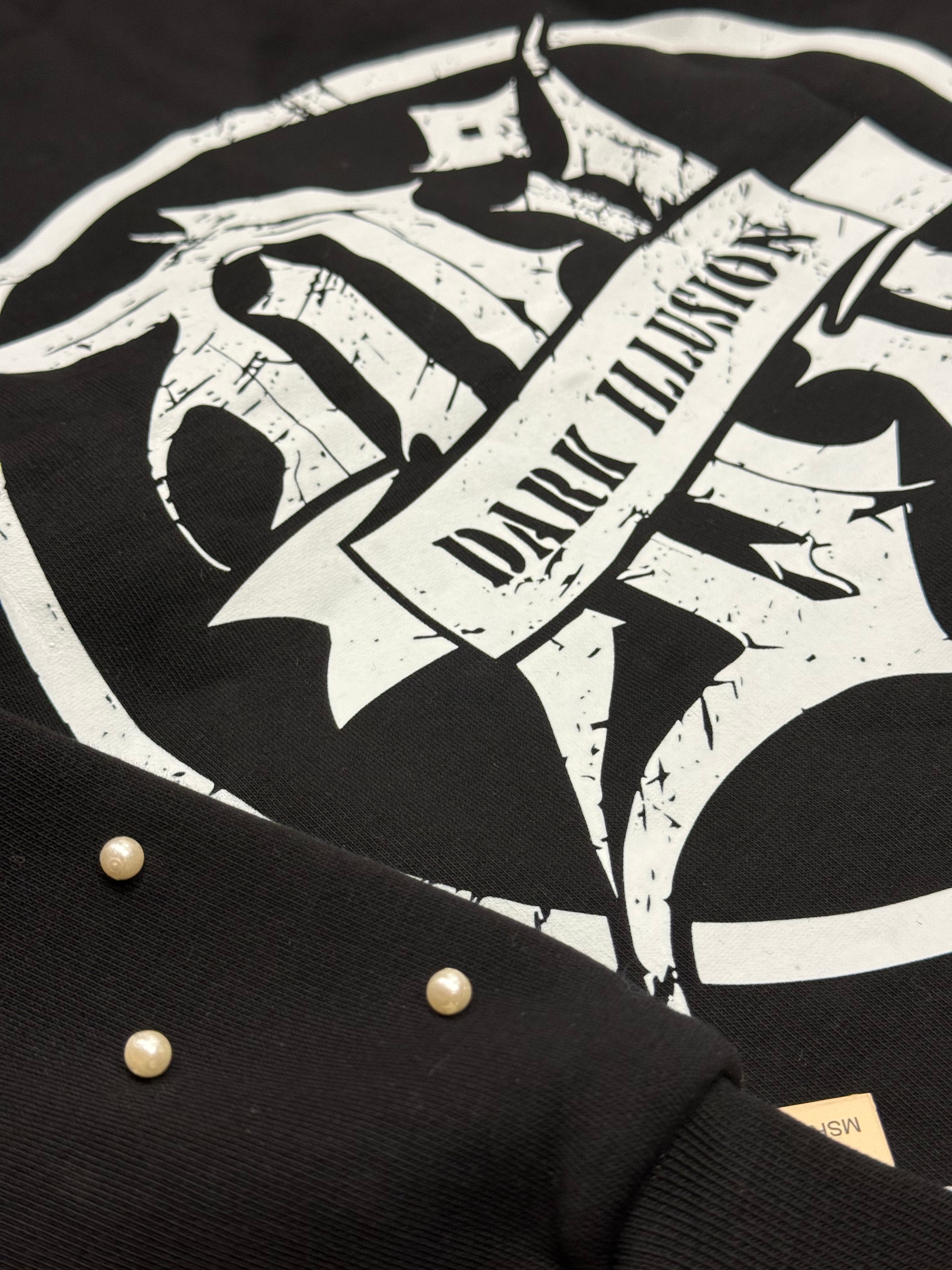 Dark illusion hoodie kids Black