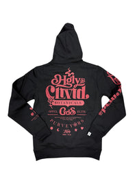 UNDRTD HOODIE PULLOVER UF5606 BLACK/RED