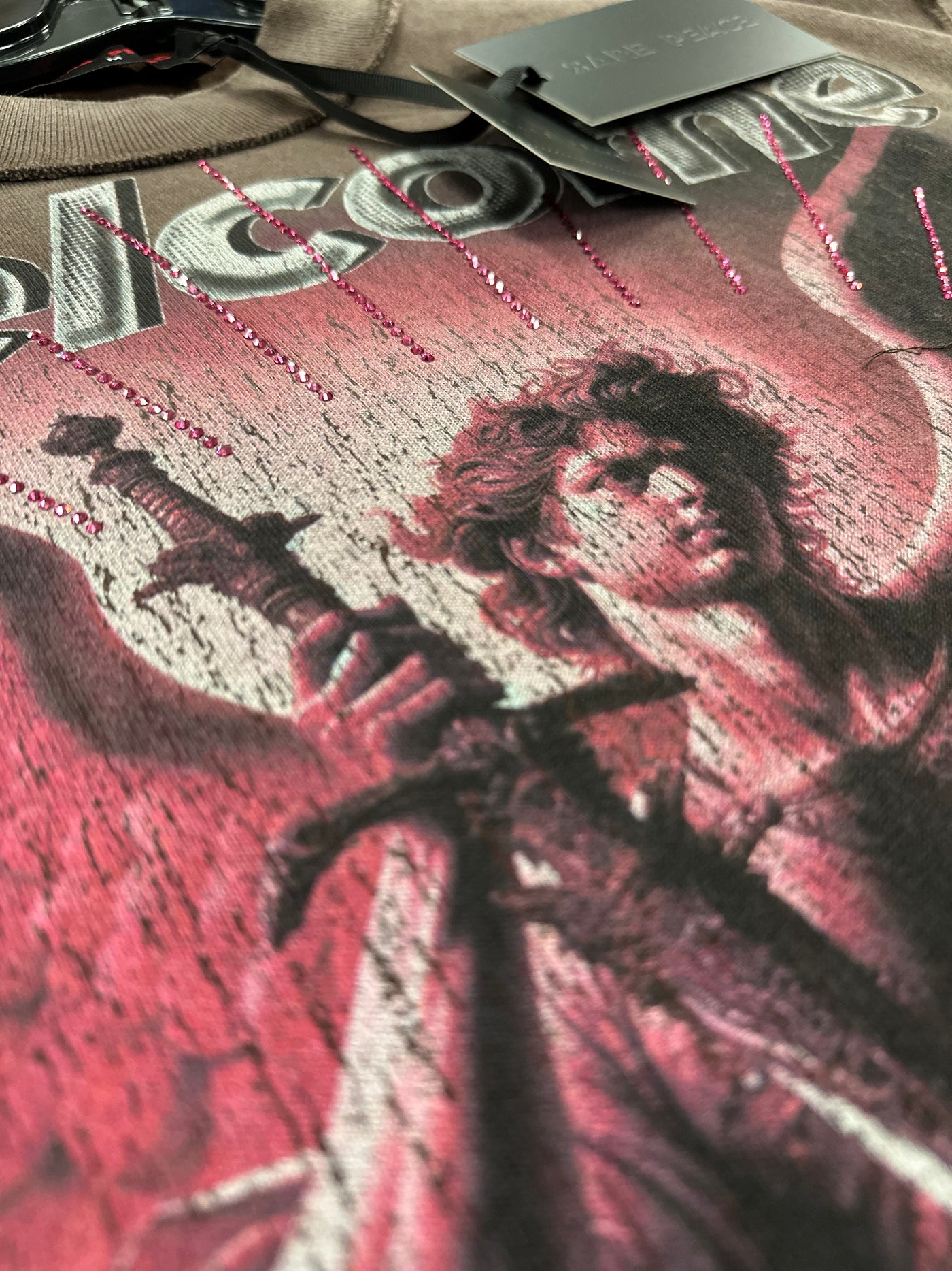 WELCOME CROPPED SHIRT RARE PEACE DK.BROWN RT5040