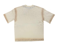 Dog Chain cropped shirt OFF WHITE