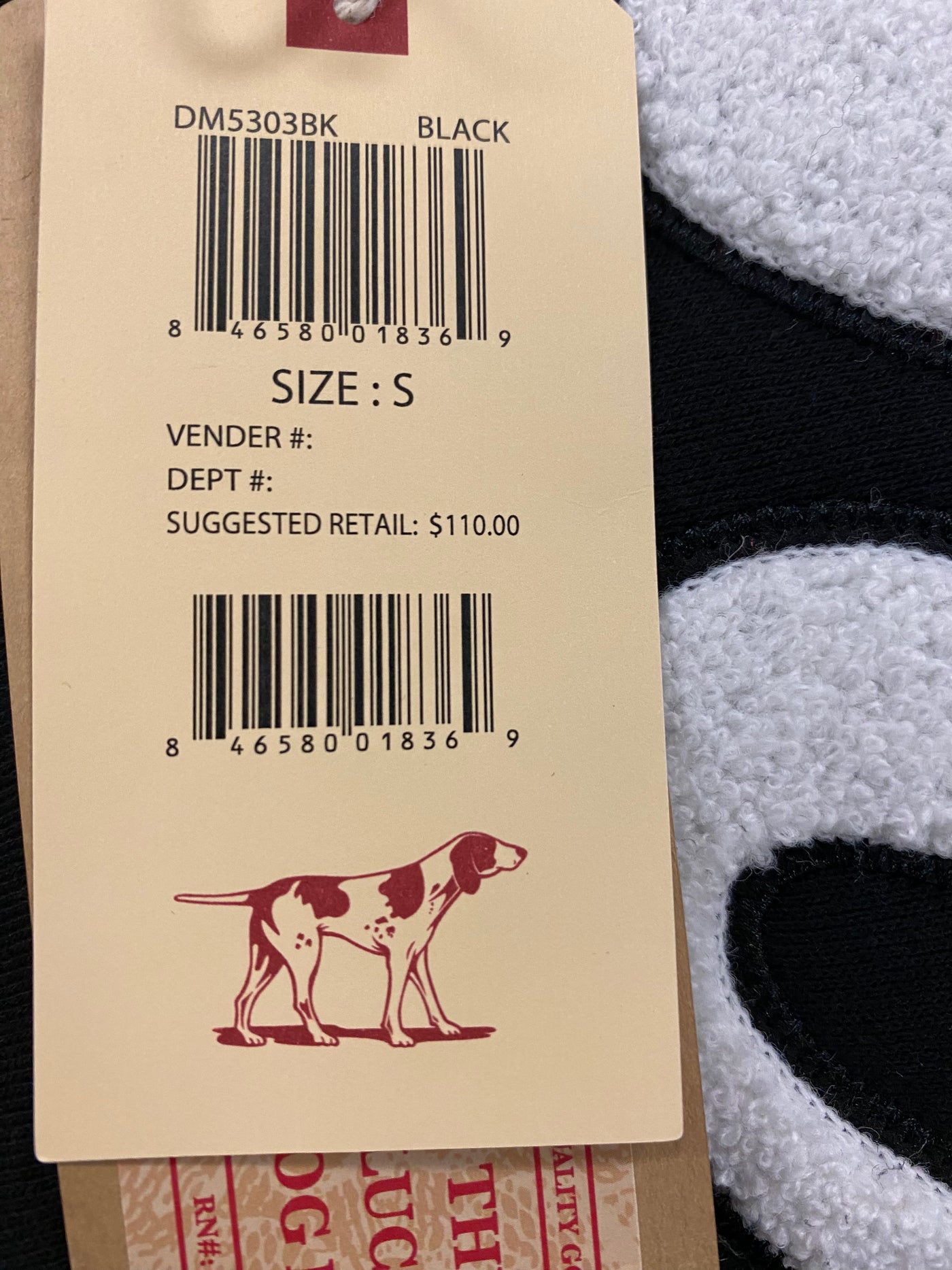 CHOSEN HODDIE BLACK  DM53038K