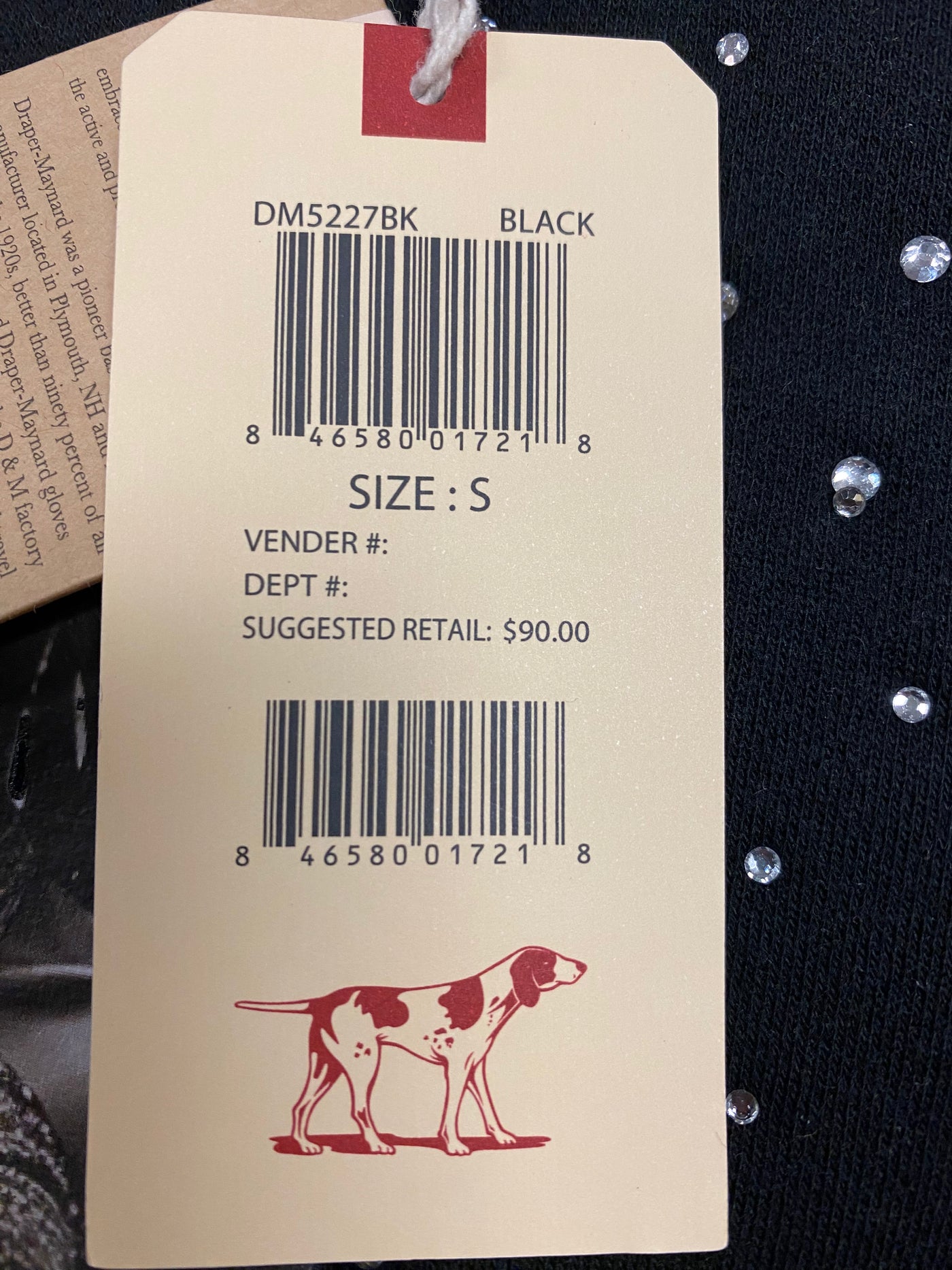 DOG CHAIN HOODIE BLACK DM5227K