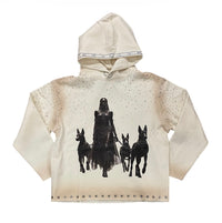 DOG CHAIN HOODIE OFF WHITE DM5227K