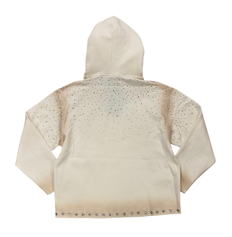 DOG CHAIN HOODIE OFF WHITE DM5227K