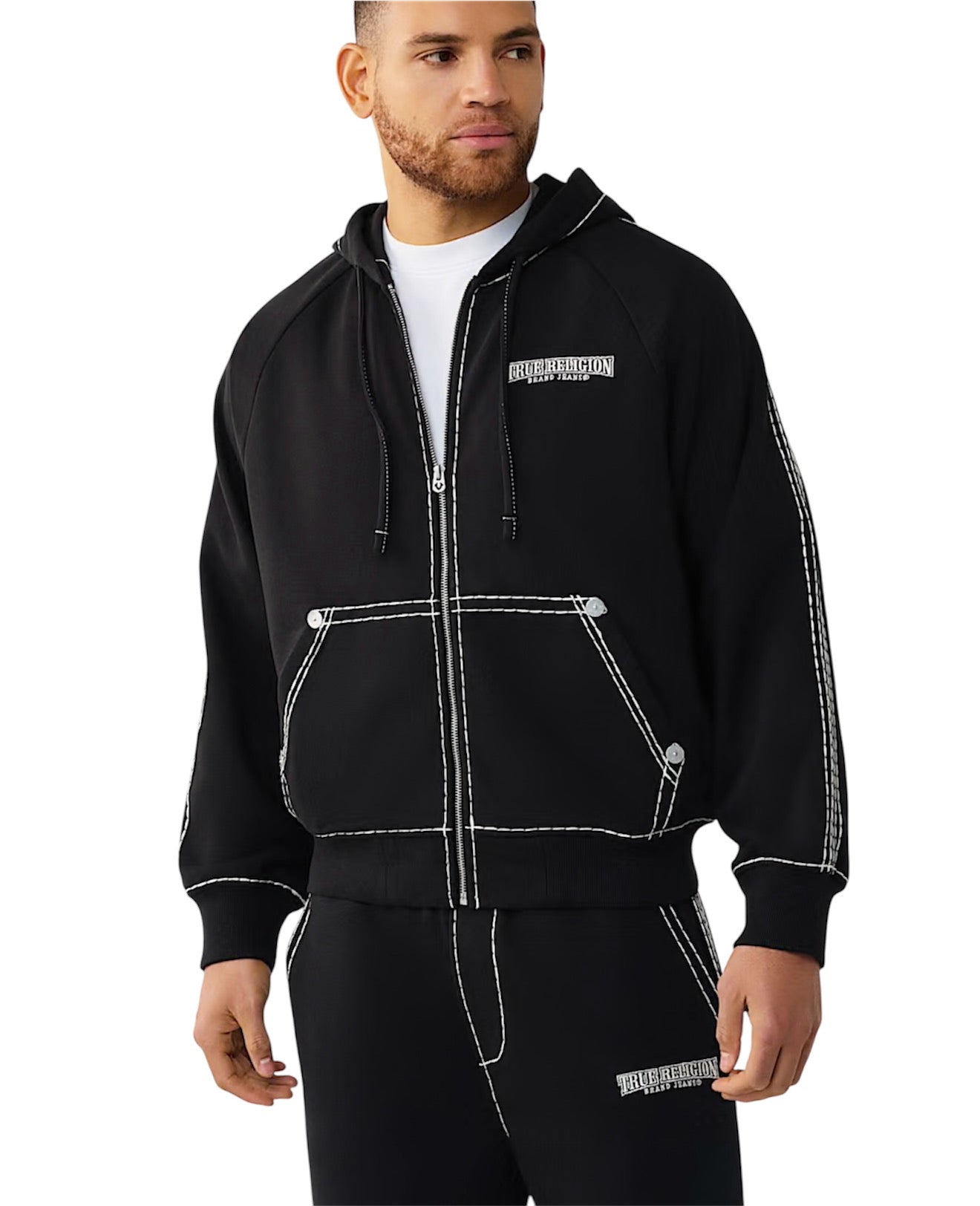 Super T Boxy Zip Hoodie