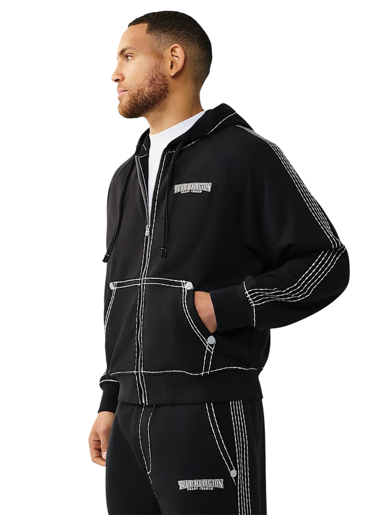 Super T Boxy Zip Hoodie
