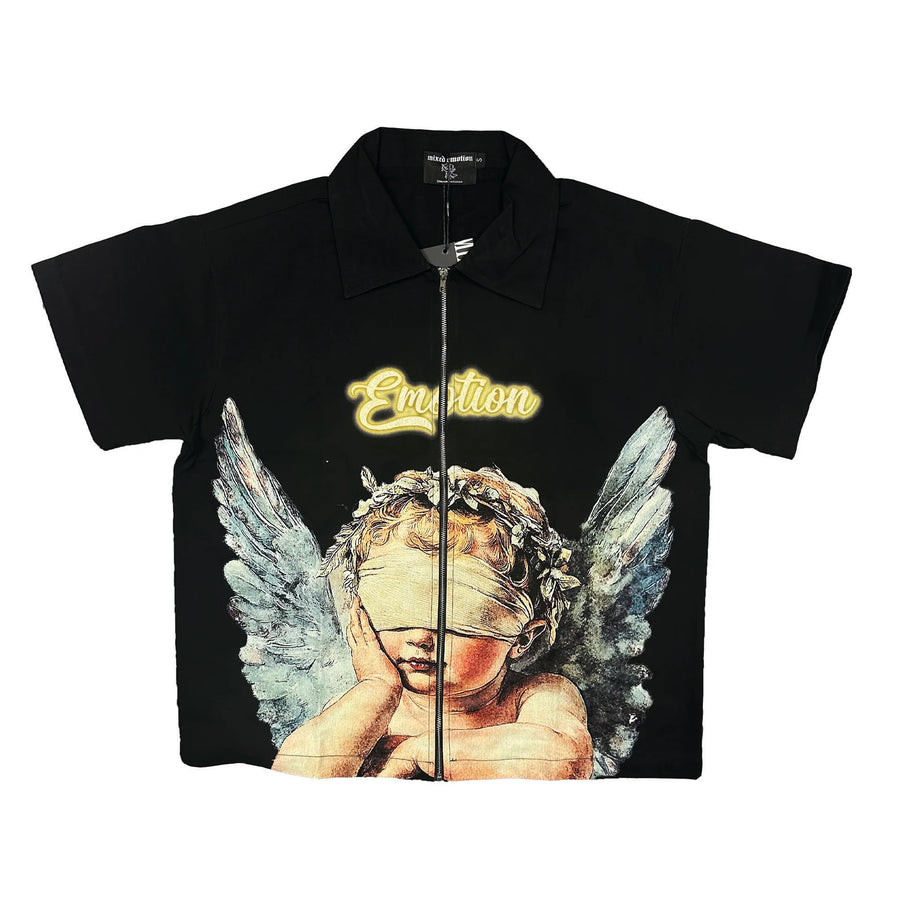 "Blinded" Zip Up Shirt