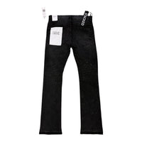Liquid Crystal 'Diamond Crystal' Stacked Rhinestone Denim (Black Shadow ) JTF2317