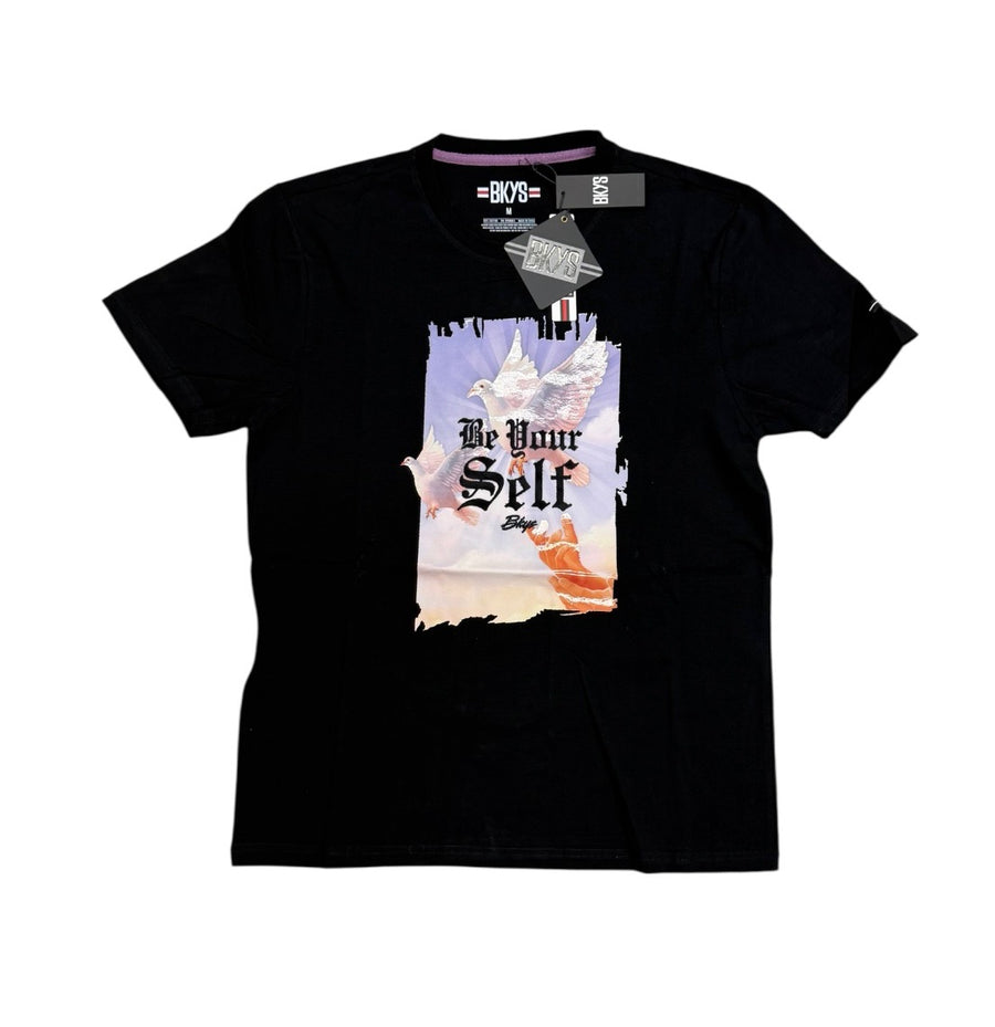 "BE YOURSELF" T-Shirt Black T103
