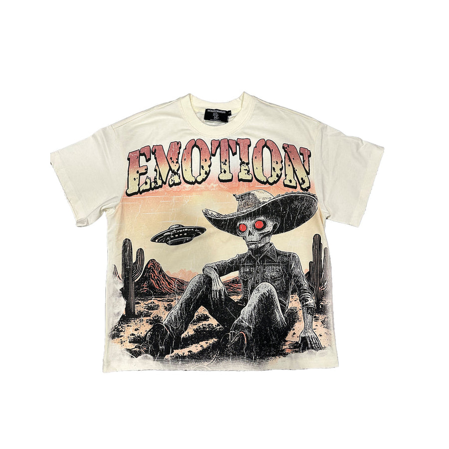 Cream “Deserted” Tee