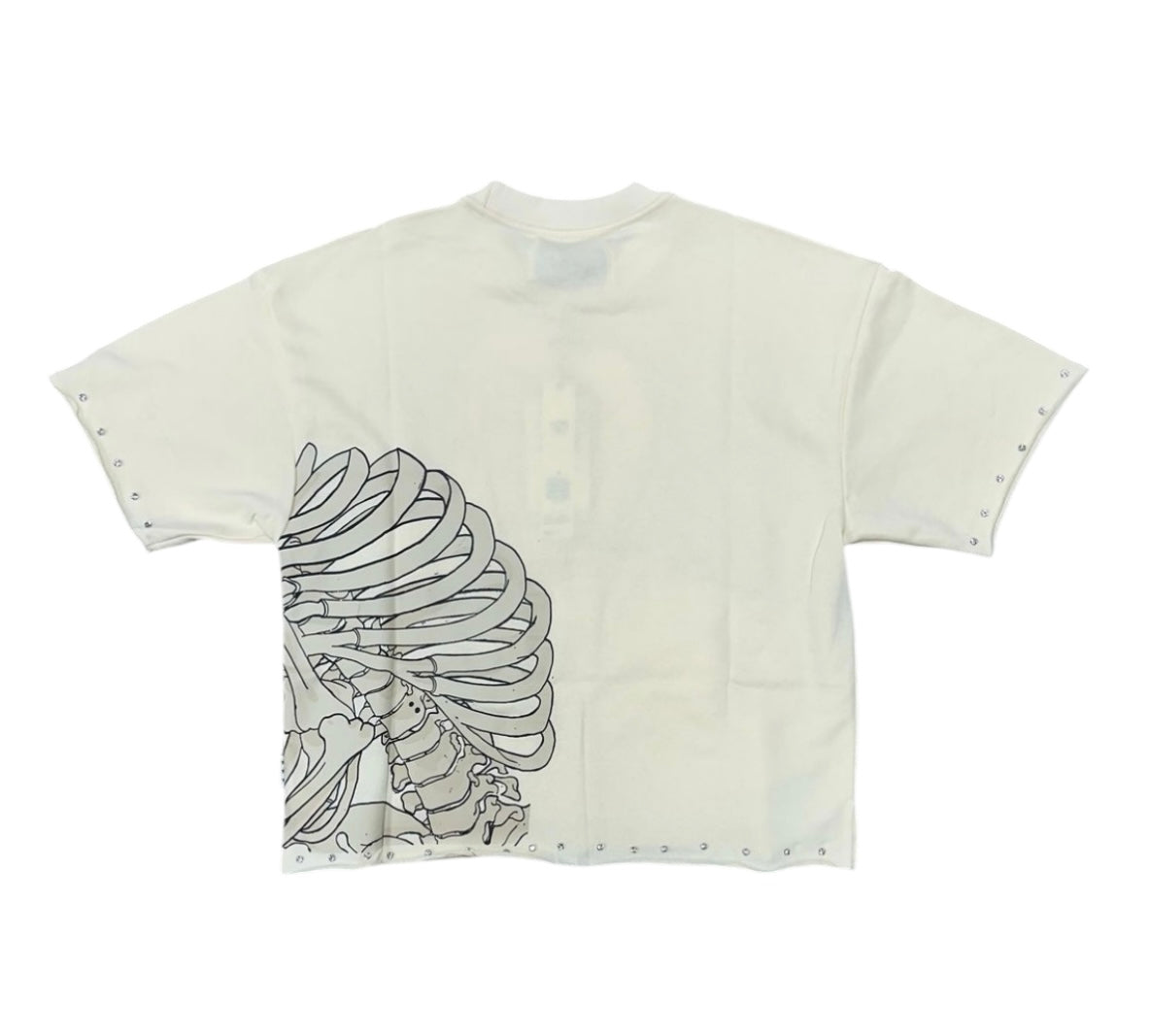 "WAVE" F-TERRY CROPPED TEE