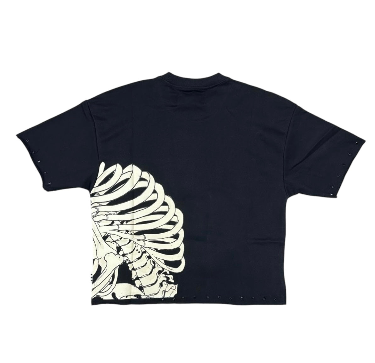 "WAVE" F-TERRY CROPPED TEE