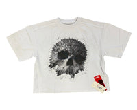 Spike skull cropped Tshirt  FLT524