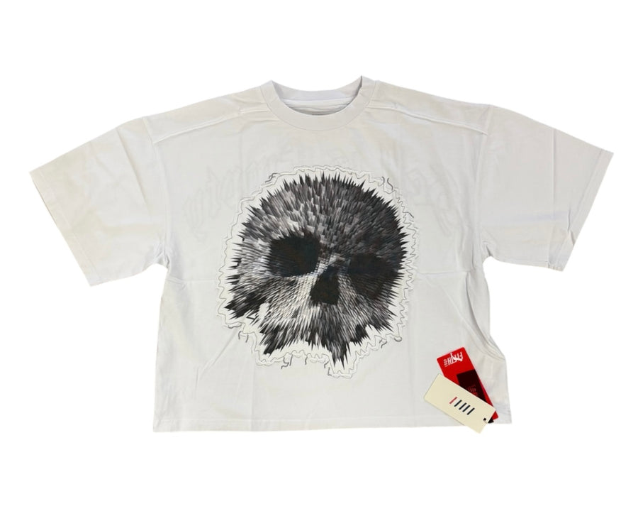 Spike skull cropped Tshirt  FLT524