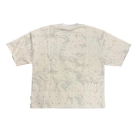 "ESCAPE" Cropped T-Shirt Washed Off White T1410