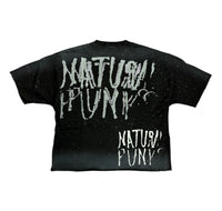 "NO FEAR" Cropped T-Shirt Black T1385