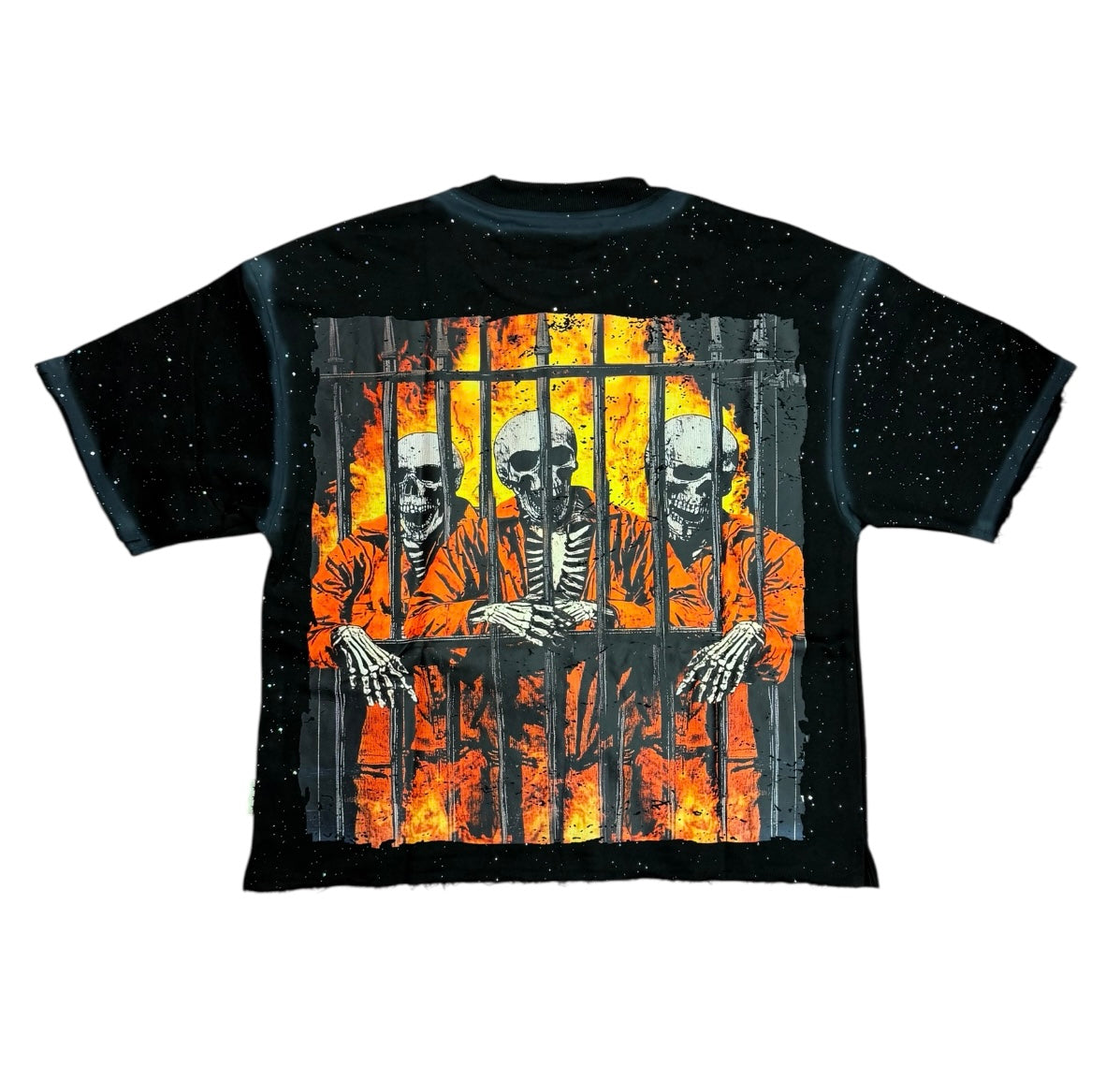 "GET LOST" Cropped Tshirt Black T1391