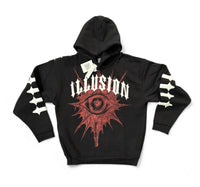 Illusion hoodie black