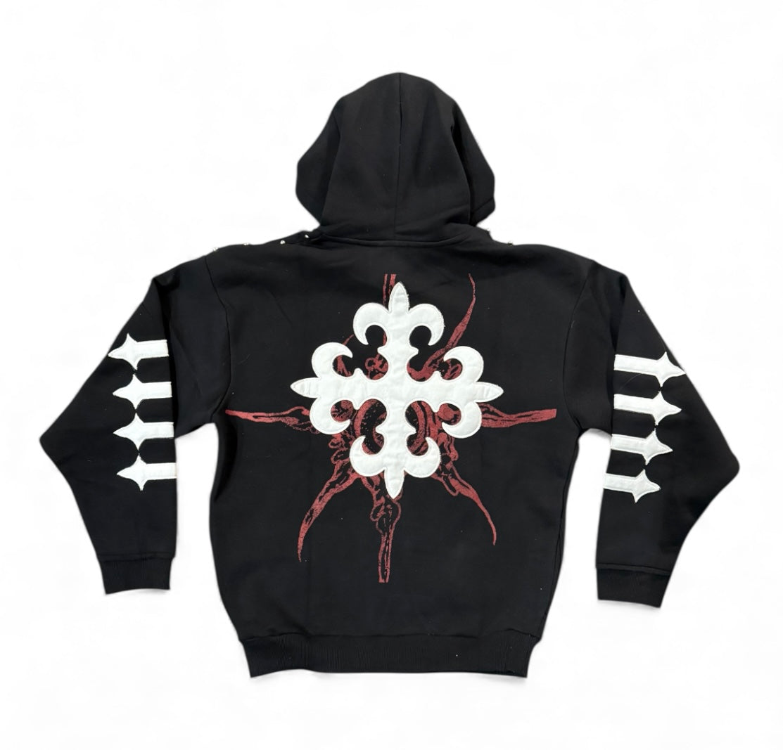 Illusion hoodie black