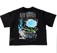 CROPPED ESCAPING REALITY US5112S black