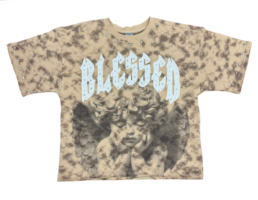 Blessed cropped shirt from taker sand T5209