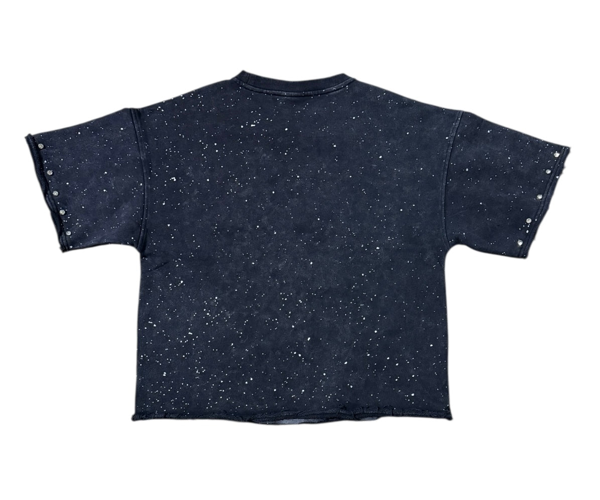 Blessed cropped shirt T5209