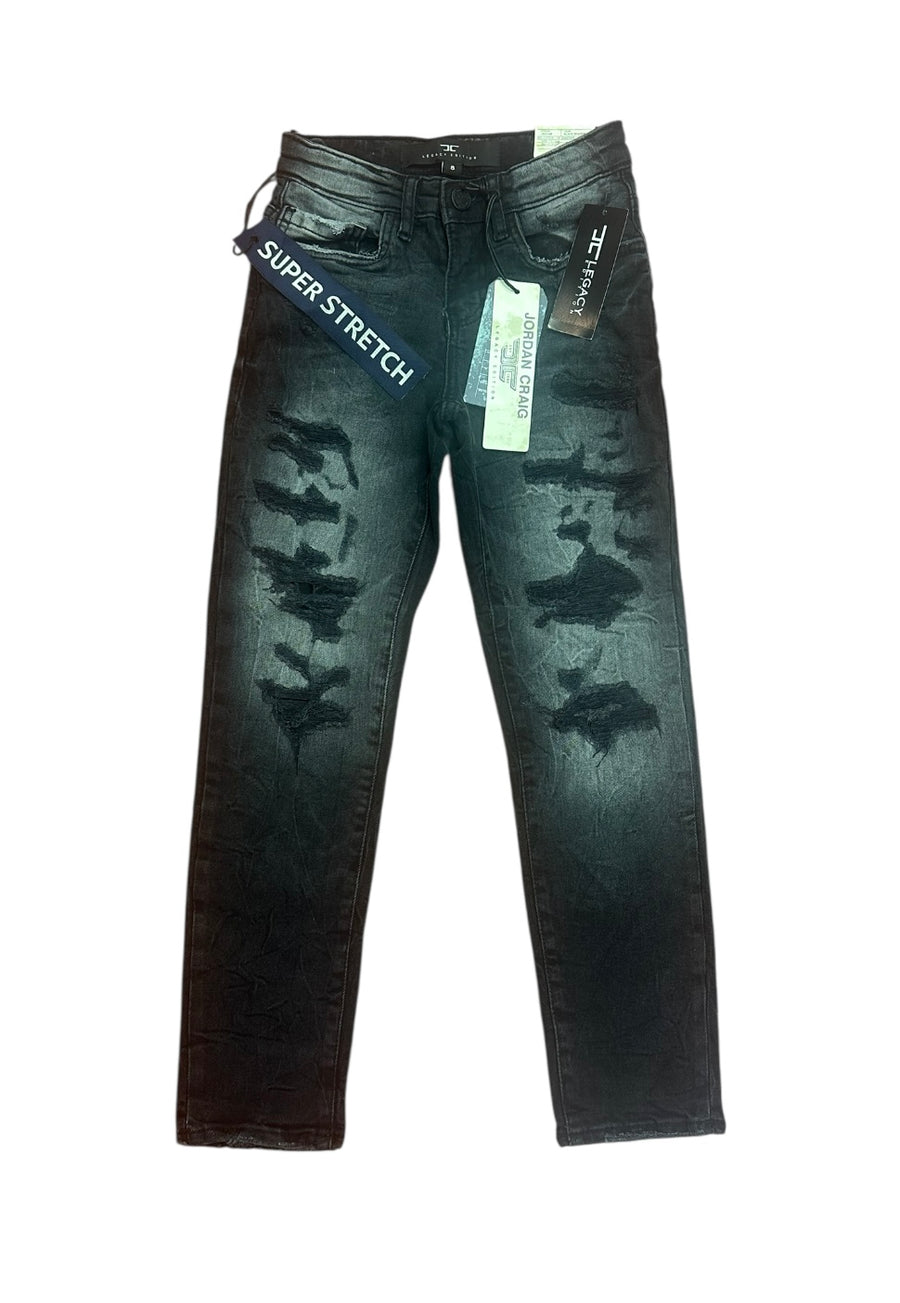 Jordan Craig slim(Black Shadow)kids jeans js2310B