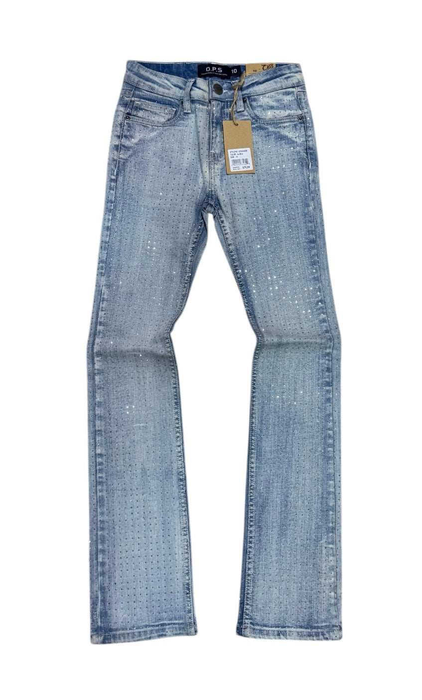 Ops kids staked jeans ice blue OPS20605
