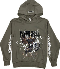 Flying skulls hoodie