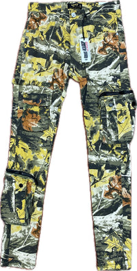Men’s Kleep Kanta Yellow Camo Cargo Jeans