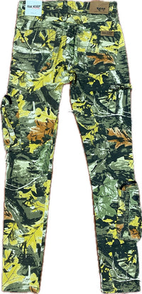 Men’s Kleep Kanta Yellow Camo Cargo Jeans