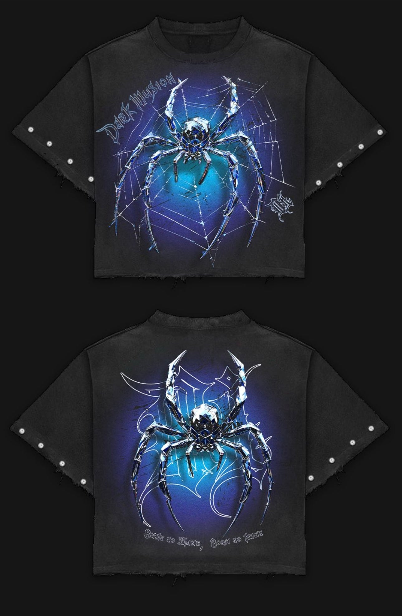 Dark illusion spider