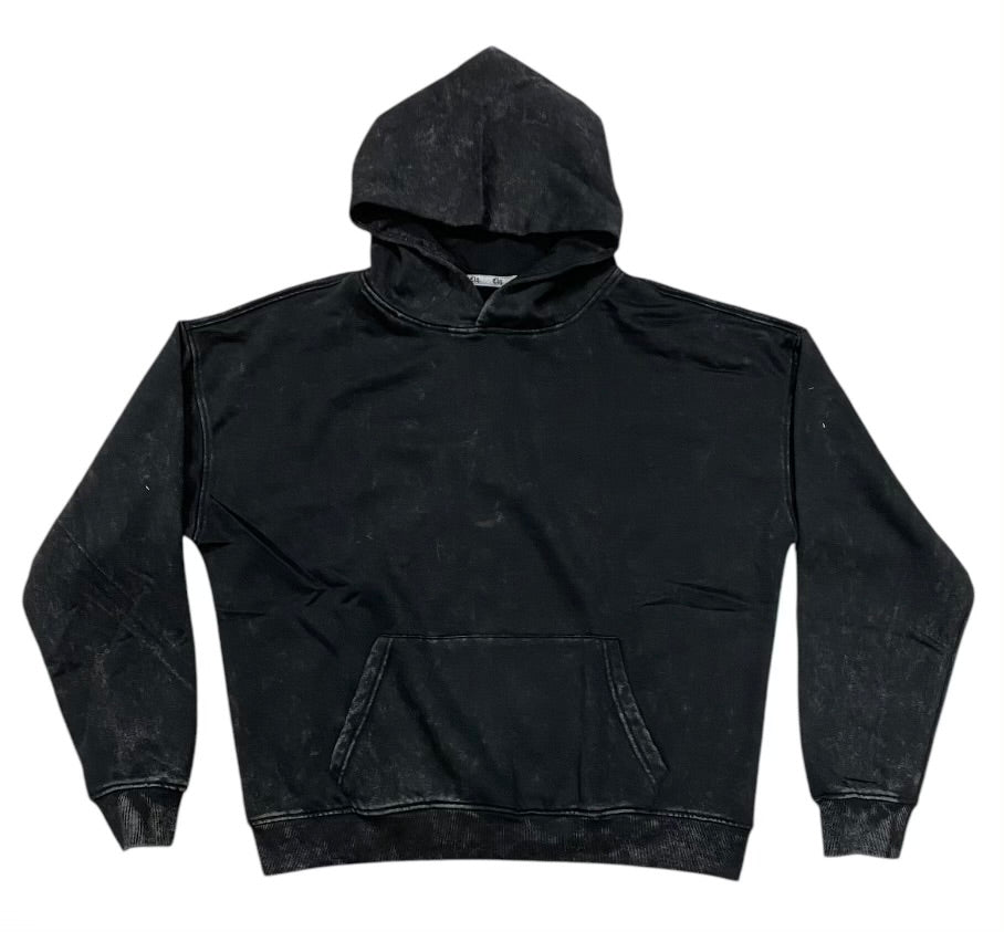 Clique acid wash hoodie