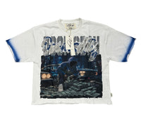 Dooms Day cropped shirt White  T1455