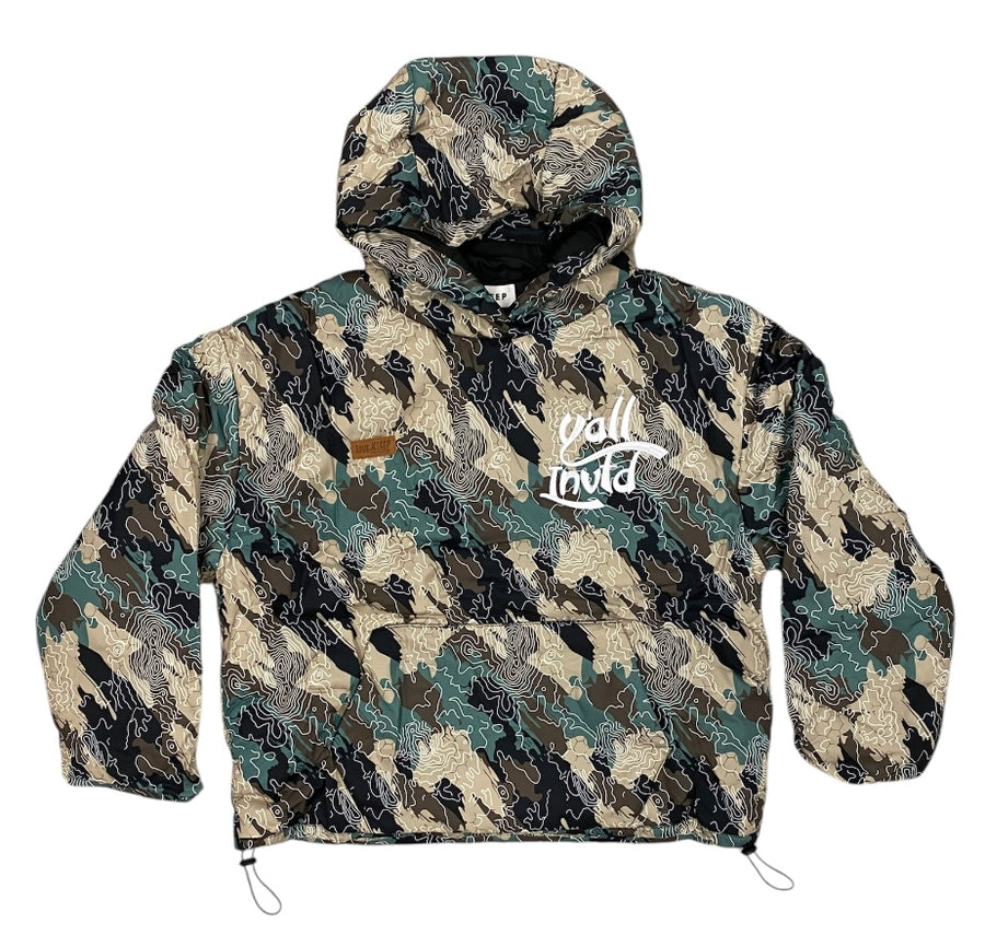 KOALA Padded Crop Style Nylon Pullover Jacket