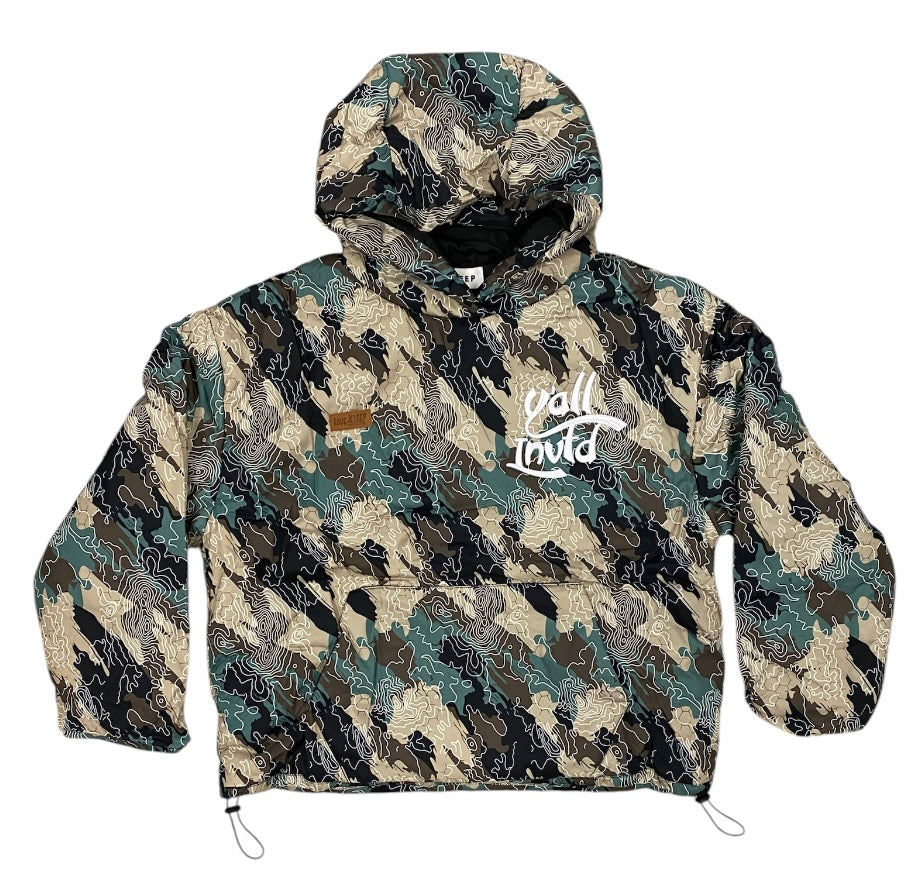 KOALA Padded Crop Style Nylon Pullover Jacket