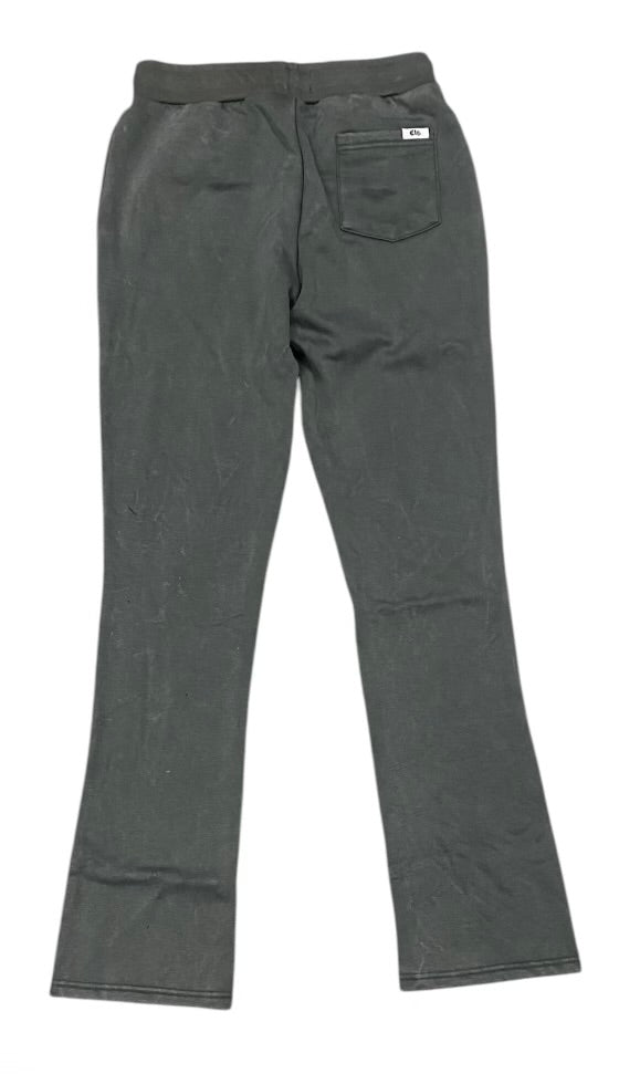 Undrtd Pewter Plain Sweat Stacks Pants