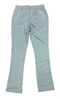 Undrtd Cloud Blue Plain Sweat Stacks Pants