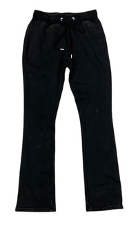 Undrtd Black Plain Sweat Stacks Pants