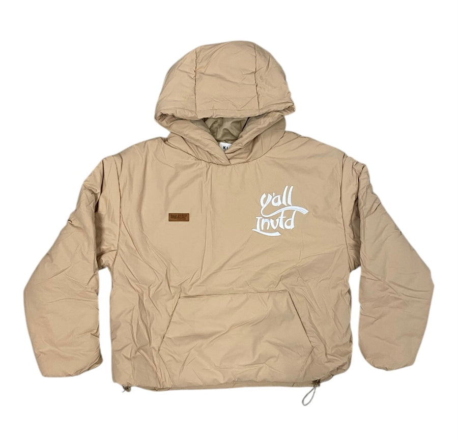 KOALA Padded Crop Style Nylon Pullover Jacket