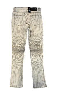 Blue Wash Stacked Jeans